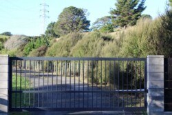 Automated gate installed by Maathuis Electrical